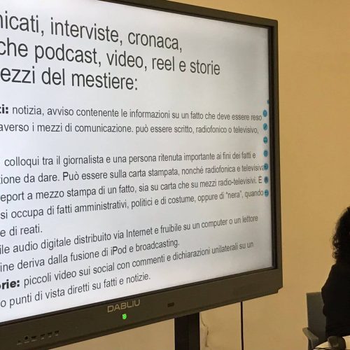 Formazione docenti, I annualità. Incontro a cura di Monica di Fabio: workshop sulla Media Education e il giornalismo