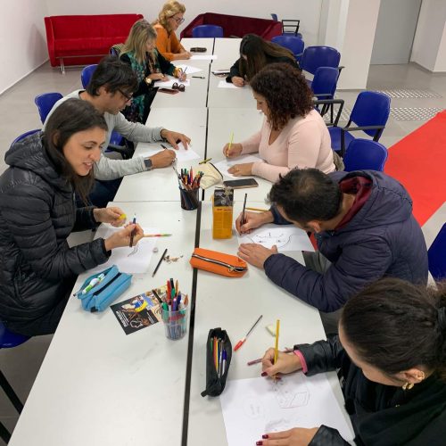 Formazione docenti, II annualità. Incontro a cura di Mauro Maggi: Lab. sulla Narrazione e il
Fumetto: un modo per raccontare i propri vissuti.